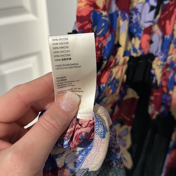 EUC Free People Brunch a Bunch tunic top size XL - Picture 8 of 11